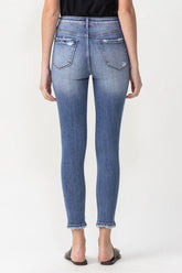 Lovervet Juliana Full Size High Rise Distressed Skinny Jeans Ins Street